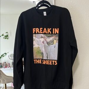 Black Graphic Men's Sweater